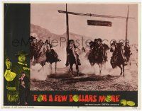 3k073 FOR A FEW DOLLARS MORE LC #6 '67 Lee Van Cleef & his men riding on horses from El Paso!