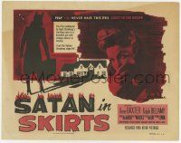 3k223 GUEST IN THE HOUSE TC R57 evil mentally ill Anne Baxter with devil horns is Satan in Skirts!