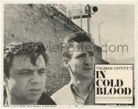 3k733 IN COLD BLOOD LC #1 '67 c/u of Robert Blake & Scott Wilson, from Truman Capote novel!