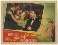 3k741 IT'S A WONDERFUL LIFE LC #6 '46 James Stewart cuts in on Alfalfa dancing with Donna Reed!