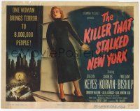 3k278 KILLER THAT STALKED NEW YORK TC '50 pretty Evelyn Keyes brings terror to 8,000,000 people!