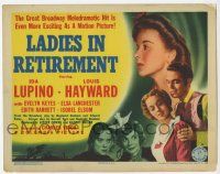3k292 LADIES IN RETIREMENT TC '41 image of angry Ida Lupino, Louis Hayward!