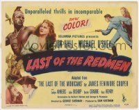 3k304 LAST OF THE REDMEN TC '47 Jon Hall, Evelyn Ankers, adapted from The Last of the Mohicans!