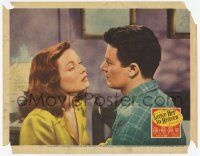 3k771 LEAVE HER TO HEAVEN LC '45 romantic close up of beautiful Gene Tierney & Cornel Wilde!