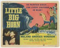 3k311 LITTLE BIG HORN TC '51 Lloyd Bridges, Ireland, 50 painted Sioux for every uniform in blue!