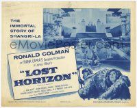 3k785 LOST HORIZON TC R56 Frank Capra's greatest production starring Ronald Colman!