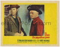 3k057 MAGNIFICENT SEVEN LC #5 '60 Brad Dexter understands Yul Brynner too well & wants the gold!