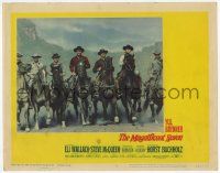 3k051 MAGNIFICENT SEVEN LC #6 '60 best posed image of the seven stars riding on horseback!