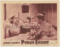 3k869 PUBLIC ENEMY LC #7 R54 classic grapefruit scene with James Cagney & Mae Clarke!