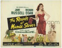 3k377 REVOLT OF MAMIE STOVER TC '56 super sexy Jane Russell w/Richard Egan & Joan Leslie!