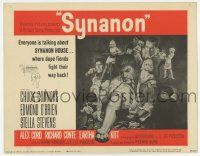 3k456 SYNANON TC '65 dope fiend Richard Conte, wild censored drug addiction artwork!