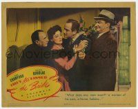 3k949 THEY ALL KISSED THE BRIDE LC '42 Melvyn Douglas wants Joan Crawford, a home & babies!