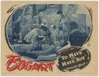 3k960 TO HAVE & HAVE NOT LC '44 tense scene with Humphrey Bogart & Lauren Bacall, Howard Hawks!