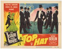 3k961 TOP HAT LC #2 R53 dapper Fred Astaire wearing tuxedo in Irving Berlin musical number!