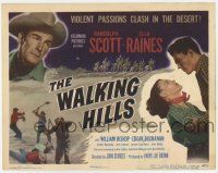 3k499 WALKING HILLS TC '49 Randolph Scott, Ella Raines, directed by John Sturges!