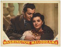 3k978 WASHINGTON MELODRAMA LC '41 Kent Taylor wants Ann Rutherford to believe in him & trust him!