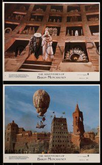 3m017 ADVENTURES OF BARON MUNCHAUSEN 8 8x10 mini LCs '89 directed by Terry Gilliam, John Neville!
