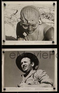 3m551 AFRICA ADVENTURE 10 8x10 stills '54 the REAL Africa, the living jungle, wild images, animals!