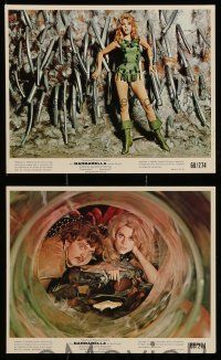 3m001 BARBARELLA 11 color 8x10 stills '68 sexiest Jane Fonda & angel John Phillip Law, Roger Vadim!