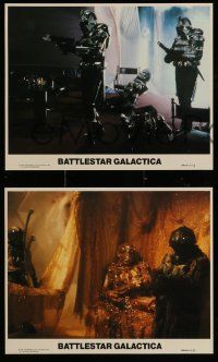 3m133 BATTLESTAR GALACTICA 4 color 8x10 stills '78 great images with lots of Cylons!