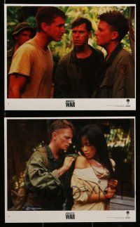 3m034 CASUALTIES OF WAR 8 8x10 mini LCs '89 Michael J. Fox, Sean Penn, Brian De Palma!