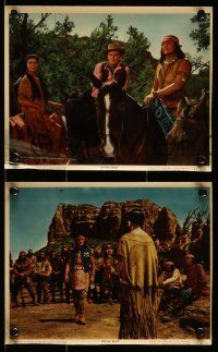 3m120 DRUM BEAT 6 color 7.75x9.75 stills '54 Alan Ladd, Audrey Dalton, directed by Delmer Daves!