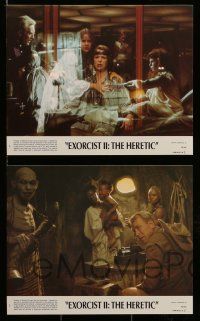 3m046 EXORCIST II: THE HERETIC 8 8x10 mini LCs '77 Linda Blair, Boorman's sequel to Friedkin movie!