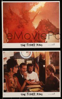 3m052 FISHER KING 8 8x10 mini LCs '91 Jeff Bridges & Robin Williams, directed by Terry Gilliam