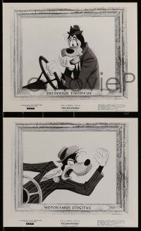 3m894 FREEWAY PHOBIA 4 8x10 stills '65 Walt Disney, images of Goofy, avoid him on the highway!