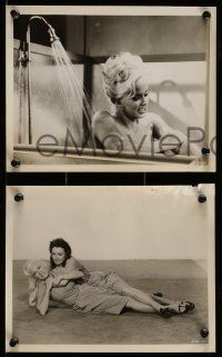 3m935 GIRLS TOWN 3 8x10 stills '59 great images of sexy bad Mamie Van Doren, 1 in shower!