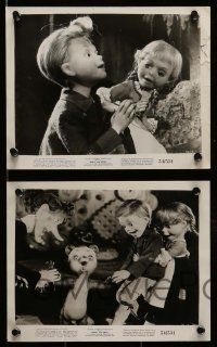 3m439 HANSEL & GRETEL 13 8x10 stills '54 classic fantasy tale acted out by Kinemin puppets!
