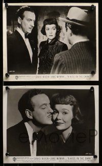 3m230 KISS IN THE DARK 23 8x10 stills '49 great images mostly of Jane Wyman, David Niven!