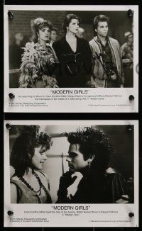 3m803 MODERN GIRLS 7 8x10 stills '86 Cynthia Gibb, Virginia Madsen, Daphne Zuniga, great pop art!