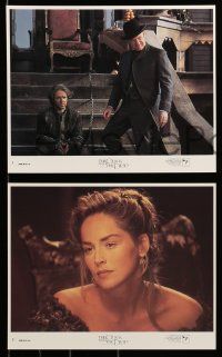 3m090 QUICK & THE DEAD 8 8x10 mini LCs '95 Sharon Stone, Hackman, Leonardo DiCaprio, Russell Crowe
