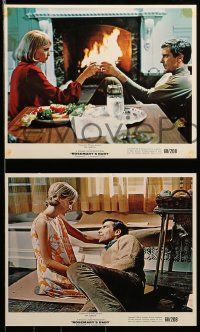 3m118 ROSEMARY'S BABY 7 color 8x10 stills '68 John Cassavetes, Mia Farrow, Roman Polanski classic!