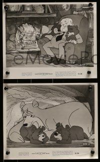 3m948 SANTA & THE THREE BEARS 3 8x10 stills '70 Christmas cartoon, cute Holiday images!