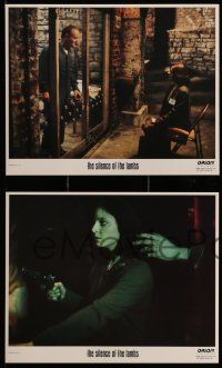 3m142 SILENCE OF THE LAMBS 4 8x10 mini LCs '91 Jonathan Demme, Jodie Foster, Anthony Hopkins, Glenn