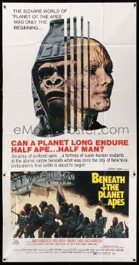 3p278 BENEATH THE PLANET OF THE APES 3sh '70 can a planet long endure half ape... half man!