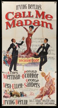 3p282 CALL ME MADAM 3sh '53 Ethel Merman, Donald O'Connor & Vera-Ellen sing Irving Berlin songs!