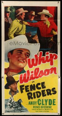 3p314 FENCE RIDERS 3sh '50 great images of cowboys Whip Wilson & Andy Clyde saving the day!