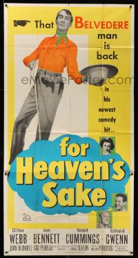 3p318 FOR HEAVEN'S SAKE 3sh '50 Clifton Webb as cowboy Mr. Belvedere, Joan Bennett, Robert Cummings