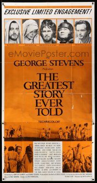 3p332 GREATEST STORY EVER TOLD 3sh '65 Max von Sydow as Jesus, exclusive limited engagement!