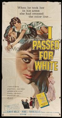 3p348 I PASSED FOR WHITE 3sh '60 she looks white & married white, how can she tell her husband?