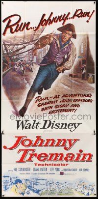 3p357 JOHNNY TREMAIN 3sh '57 Walt Disney, from the Esther Forbes novel, art of Hal Stalmaster!