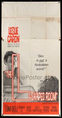 3p376 L-SHAPED ROOM 3sh '63 Leslie Caron, directed by Bryan Forbes, sex is NOT a forbidden word!
