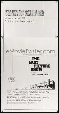 3p365 LAST PICTURE SHOW 3sh '71 Peter Bogdanovich, Jeff Bridges, Ellen Burstyn, Timothy Bottoms