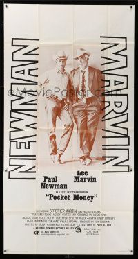 3p416 POCKET MONEY 3sh '72 great full-length portrait of Paul Newman & Lee Marvin!