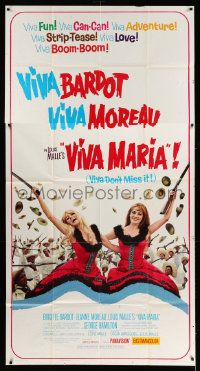 3p475 VIVA MARIA 3sh '66 Louis Malle, sexiest French babes Brigitte Bardot & Jeanne Moreau!