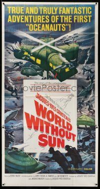 3p485 WORLD WITHOUT SUN 3sh '65 Le Monde sans Soleil, Jacques-Yves Cousteau's oceanauts!