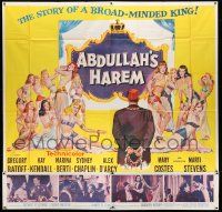 3p053 ABDULLAH'S HAREM 6sh '56 English sex in Egypt, great art of 13 sexy harem girls by Barton!